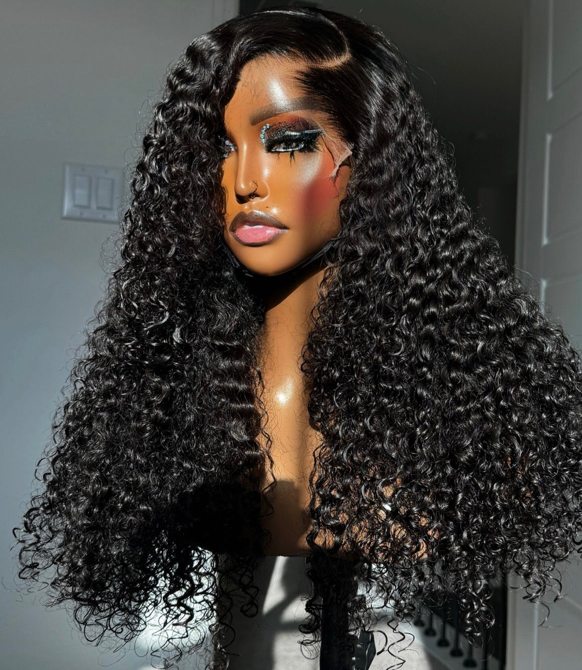13*6 RAW CURLY FRONTAL WIGS